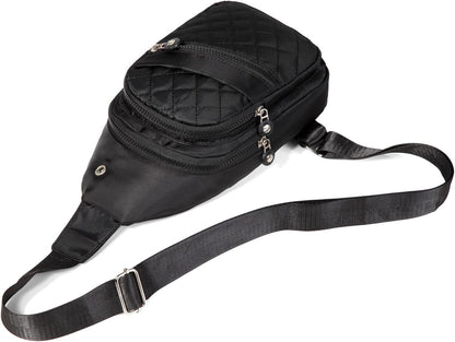 AOSTIHOT Small Sling Backpack Crossbody Sling Bag for Women Men, Casual Chest Daypack Cross Body