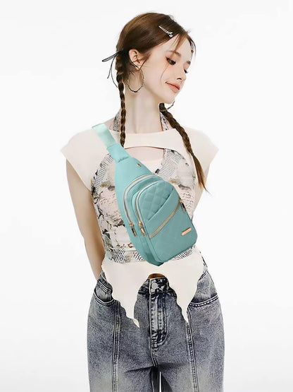 AOSTIHOT Small Sling Backpack Crossbody Sling Bag for Women Men, Casual Chest Daypack Cross Body