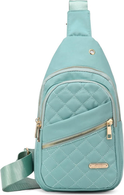 AOSTIHOT Small Sling Backpack Crossbody Sling Bag for Women Men, Casual Chest Daypack Cross Body
