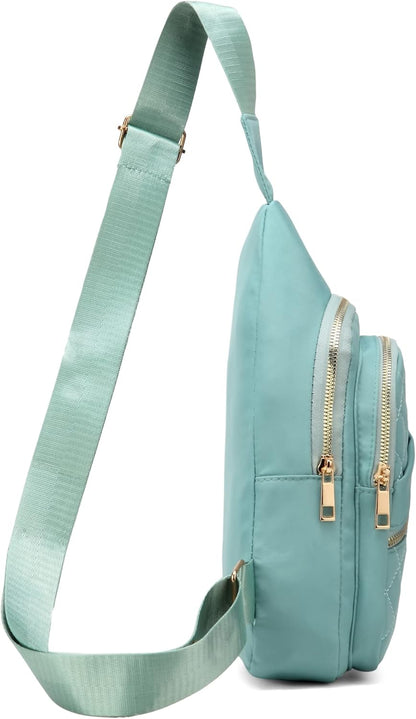 AOSTIHOT Small Sling Backpack Crossbody Sling Bag for Women Men, Casual Chest Daypack Cross Body