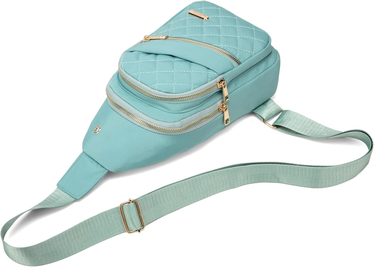 AOSTIHOT Small Sling Backpack Crossbody Sling Bag for Women Men, Casual Chest Daypack Cross Body