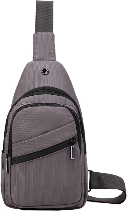 AOSTIHOT Small Sling Backpack Crossbody Sling Bag for Women Men, Casual Chest Daypack Cross Body