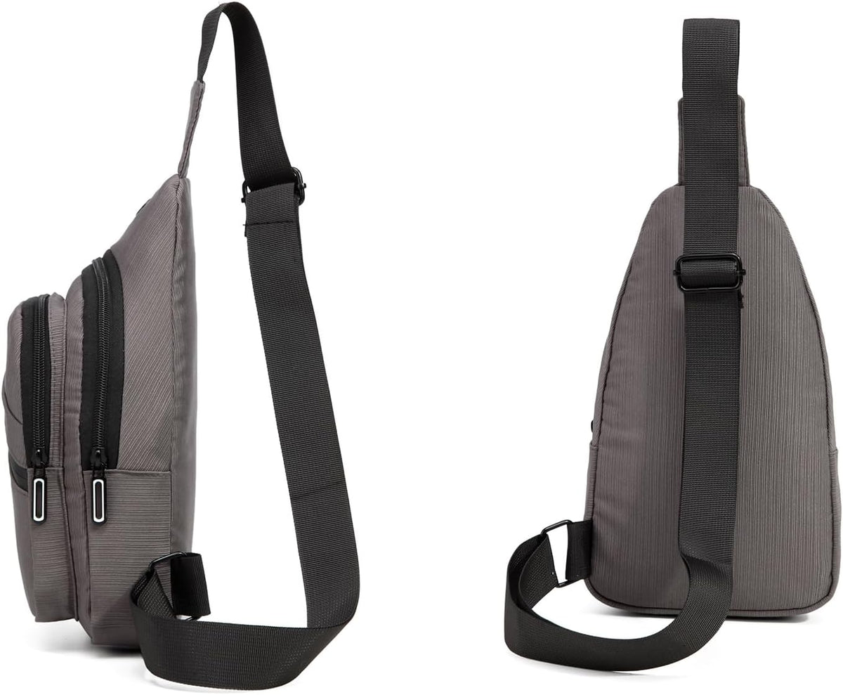 AOSTIHOT Small Sling Backpack Crossbody Sling Bag for Women Men, Casual Chest Daypack Cross Body