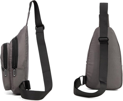 AOSTIHOT Small Sling Backpack Crossbody Sling Bag for Women Men, Casual Chest Daypack Cross Body