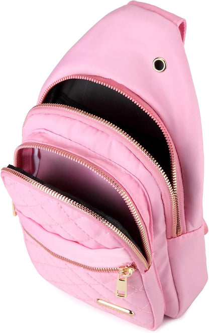 AOSTIHOT Small Sling Backpack Crossbody Sling Bag for Women Men, Casual Chest Daypack Cross Body