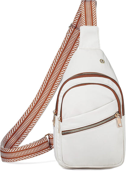 AOSTIHOT Small Sling Backpack Crossbody Sling Bag for Women Men, Casual Chest Daypack Cross Body