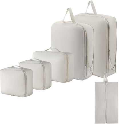 6-Piece Compression Pclothes Storage Bag-for Luggage for Clothing Classification A