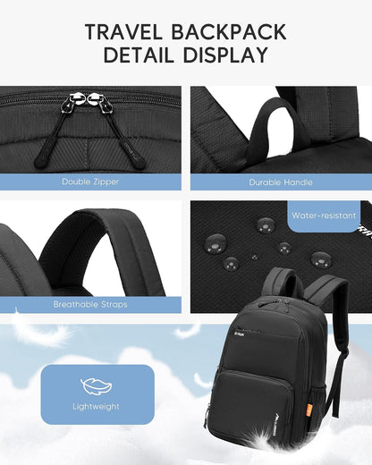 40x30x15 cm Personal Item Travel Bag,16x12x6 inch Small Carry On Backpack 20L, Flight Approved Underseat Travel Bag Cabin Size Lightweight Orange