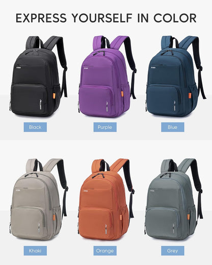 40x30x15 cm Personal Item Travel Bag,16x12x6 inch Small Carry On Backpack 20L, Flight Approved Underseat Travel Bag Cabin Size Lightweight Orange