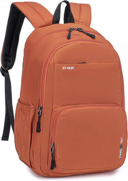 40x30x15 cm Personal Item Travel Bag,16x12x6 inch Small Carry On Backpack 20L, Flight Approved Underseat Travel Bag Cabin Size Lightweight Orange
