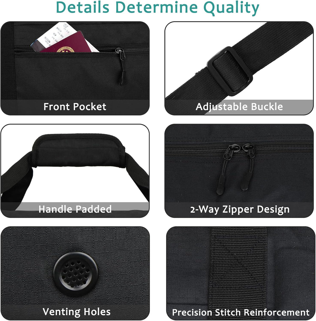 Foldable Travel Duffle Bag for Men Women, Waterproof with Shoe Compartment, 80L 120L Large Collapsible Luggage Bag, Lightweight Packable Duffel for Travel Sports Gym Airline Carry On Checked Bag