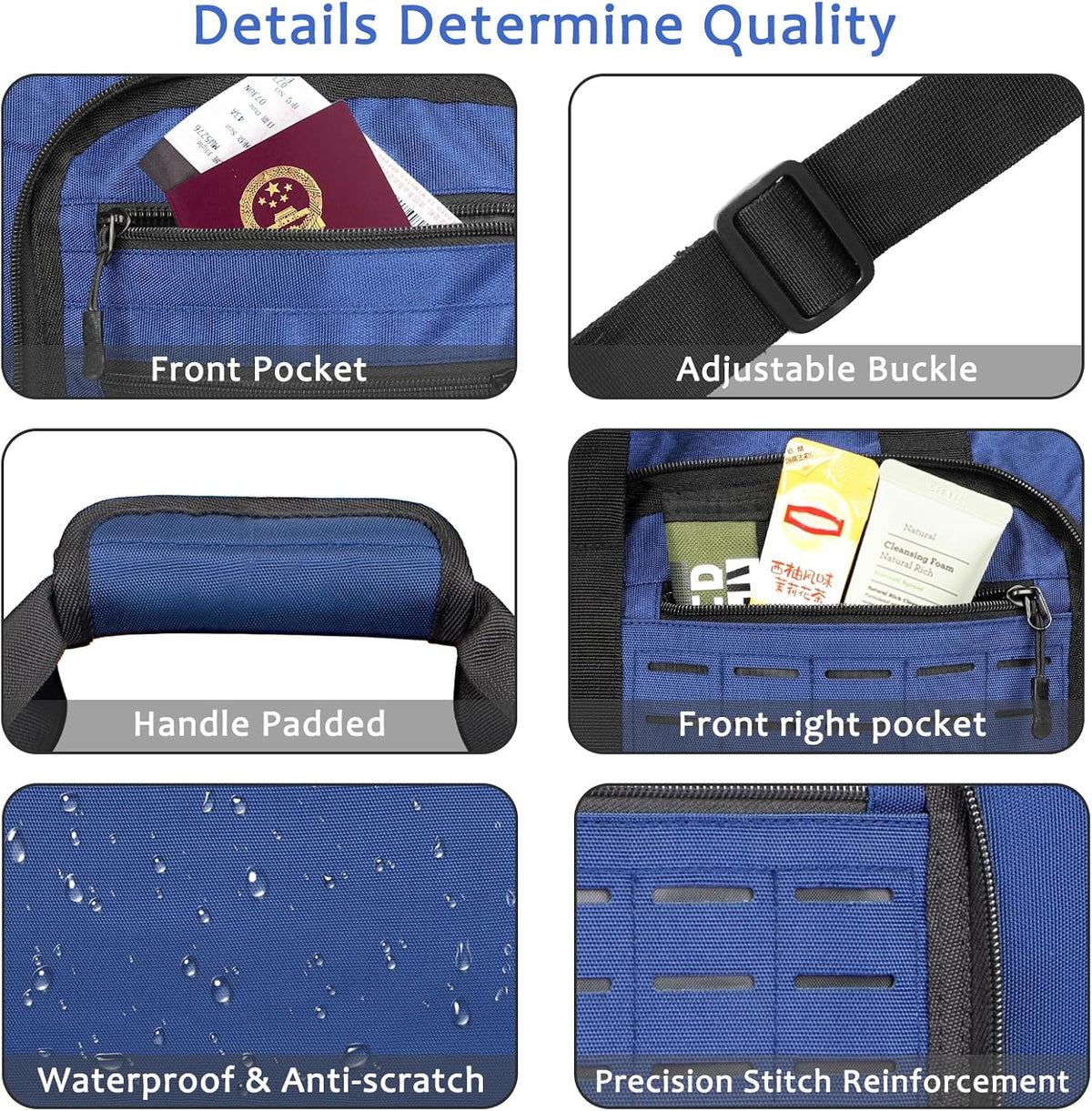 Foldable Travel Duffle Bag for Men Women, Waterproof with Shoe Compartment, 80L 120L Large Collapsible Luggage Bag, Lightweight Packable Duffel for Travel Sports Gym Airline Carry On Checked Bag