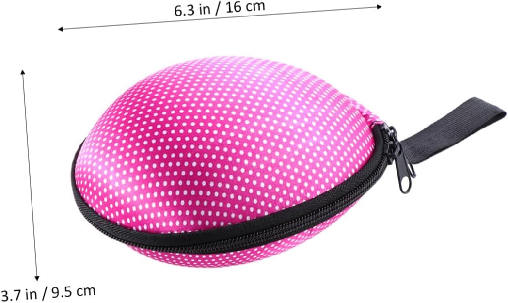 Silicone Storage Case Zipper Travel Lingerie Organizer for Women and Soft Material for Keeping Bras Protected While Traveling Dot Design