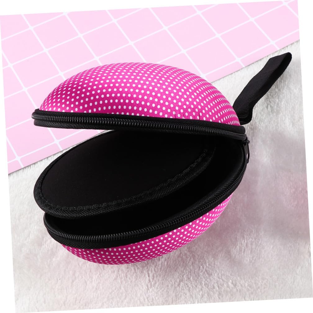Silicone Storage Case Zipper Travel Lingerie Organizer for Women and Soft Material for Keeping Bras Protected While Traveling Dot Design