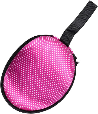 Silicone Storage Case Zipper Travel Lingerie Organizer for Women and Soft Material for Keeping Bras Protected While Traveling Dot Design