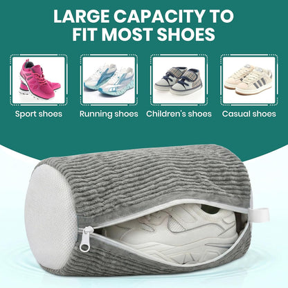 2 Pack Heavy Duty Shoe Wash Bags, 440g Reusable Sneaker Laundry Bags with Auto-Lock Zipper for Sneakers, Slippers & Boots – New2026
