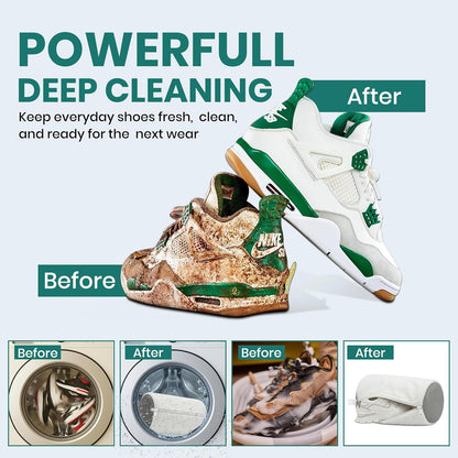 2 Pack Heavy Duty Shoe Wash Bags, 440g Reusable Sneaker Laundry Bags with Auto-Lock Zipper for Sneakers, Slippers & Boots – New2026