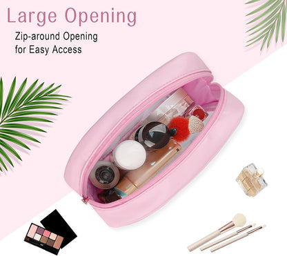 TSA Toiletry Bag Clear Makeup Bag Travel Essentials Cosmetic Bag for Men and Women Green 2Pcs