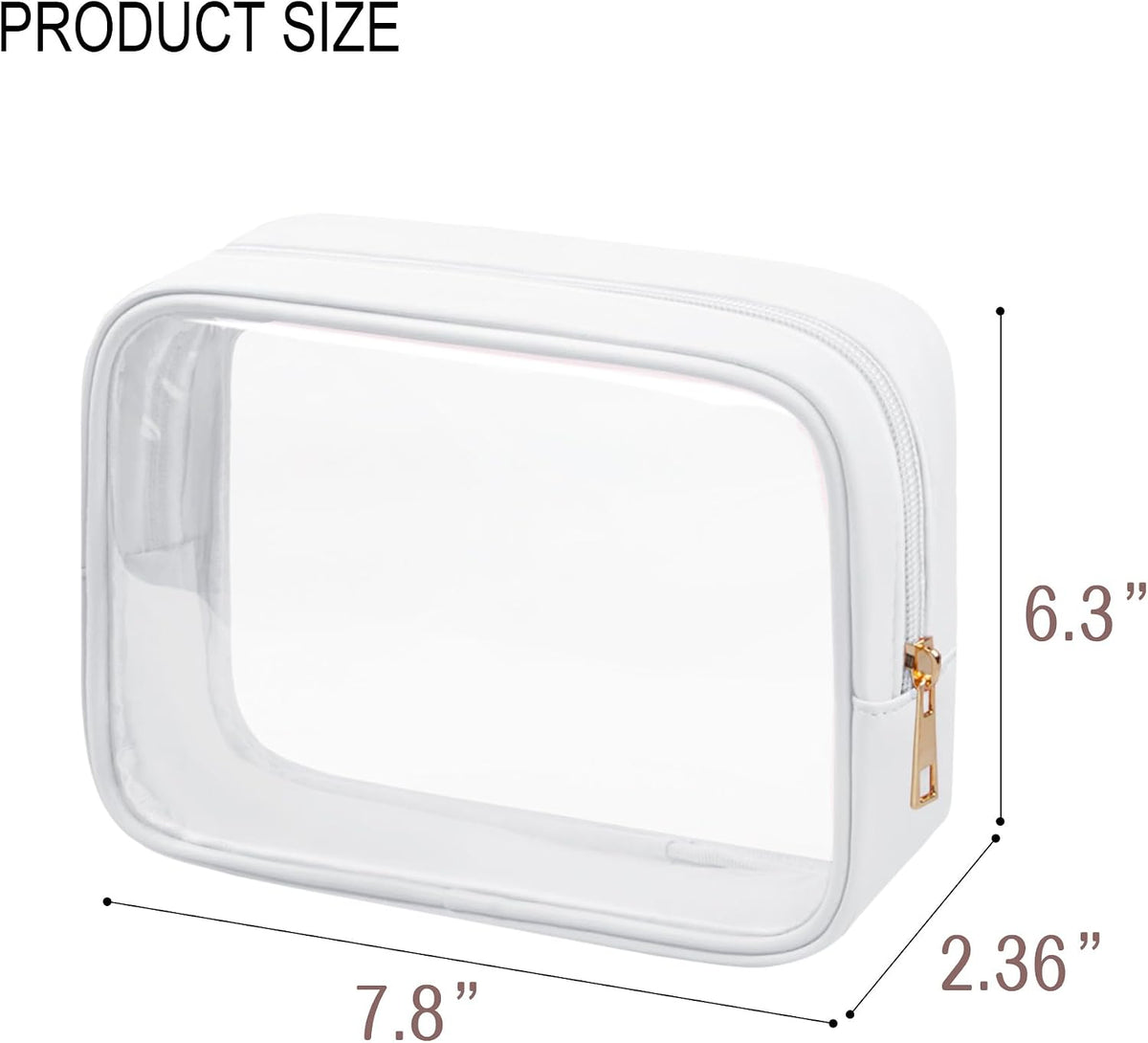 TSA Toiletry Bag Clear Makeup Bag Travel Essentials Cosmetic Bag for Men and Women Green 2Pcs