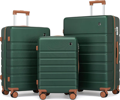 Hulsin 20 Inch Hardside Carry on Luggage with Spinner Wheels and TSA Lock | Small Hard Shell Lightweight Carry-on Suitcase with 22x14x9 Airline Approved for Air Travel, Weekend Trips or Business