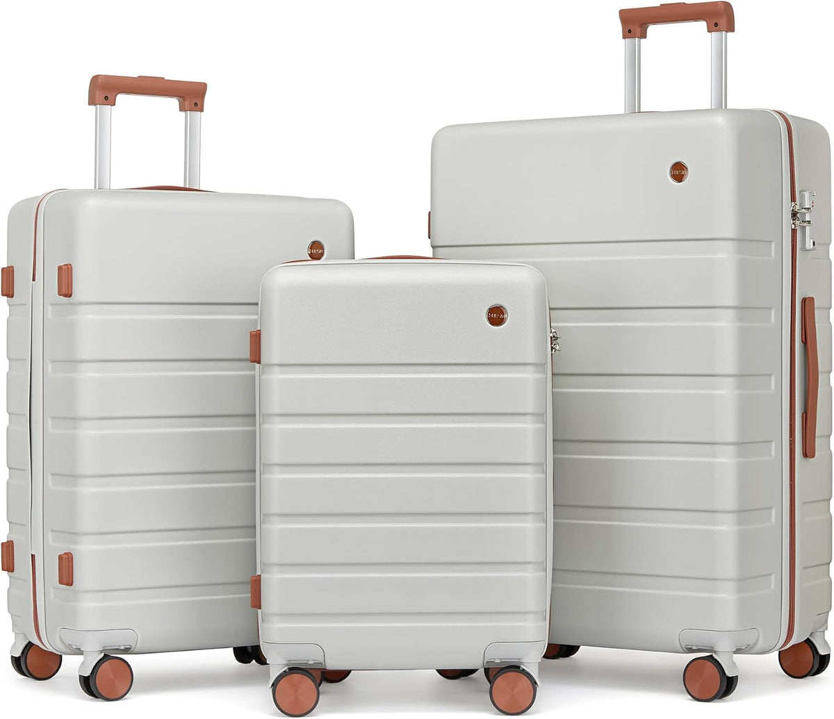 Hulsin 20 Inch Hardside Carry on Luggage with Spinner Wheels and TSA Lock | Small Hard Shell Lightweight Carry-on Suitcase with 22x14x9 Airline Approved for Air Travel, Weekend Trips or Business