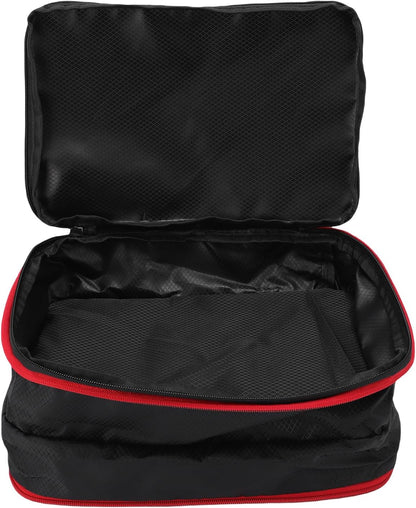 Compression Storage Bag Compressible Clothes Luggage Packing Cube for Vacation 9L (Grey)