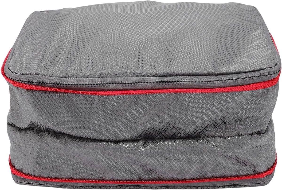 Compression Storage Bag Compressible Clothes Luggage Packing Cube for Vacation 9L (Grey)