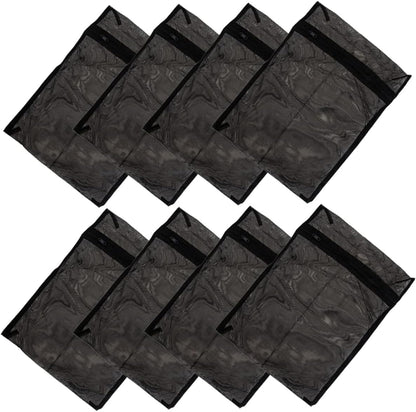 Mesh Laundry Bags 8-Pack with Zipper for Delicates Washing and Travel Storage Organizer for Bras Socks Underwear Clothes Protection