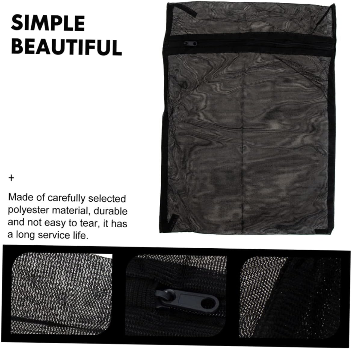 Mesh Laundry Bags 8-Pack with Zipper for Delicates Washing and Travel Storage Organizer for Bras Socks Underwear Clothes Protection