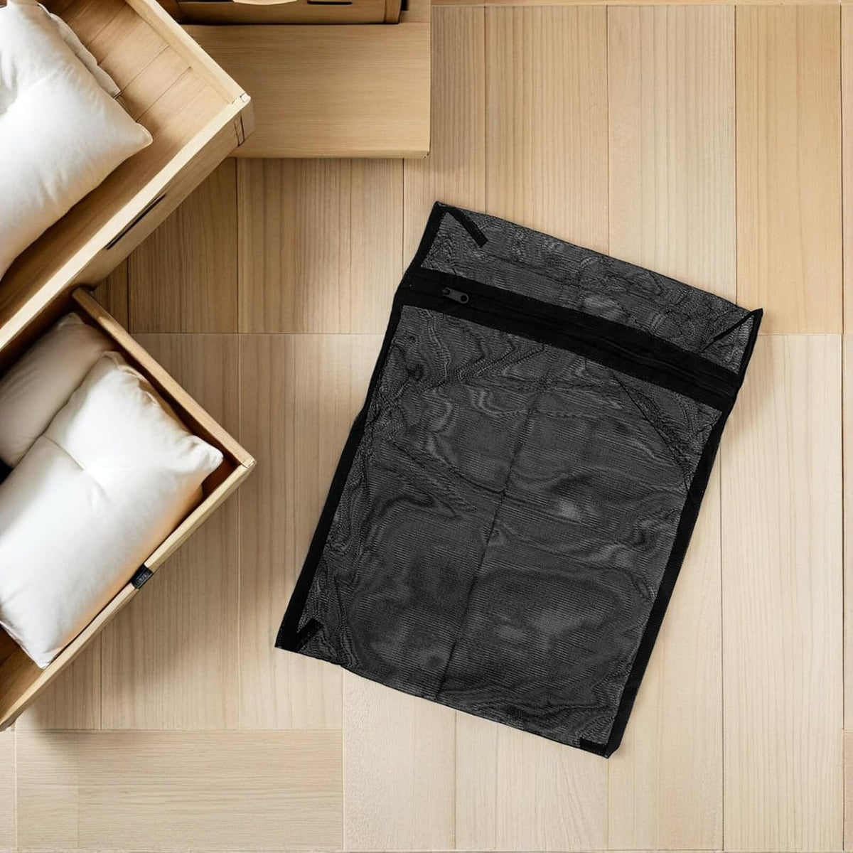 Mesh Laundry Bags 8-Pack with Zipper for Delicates Washing and Travel Storage Organizer for Bras Socks Underwear Clothes Protection