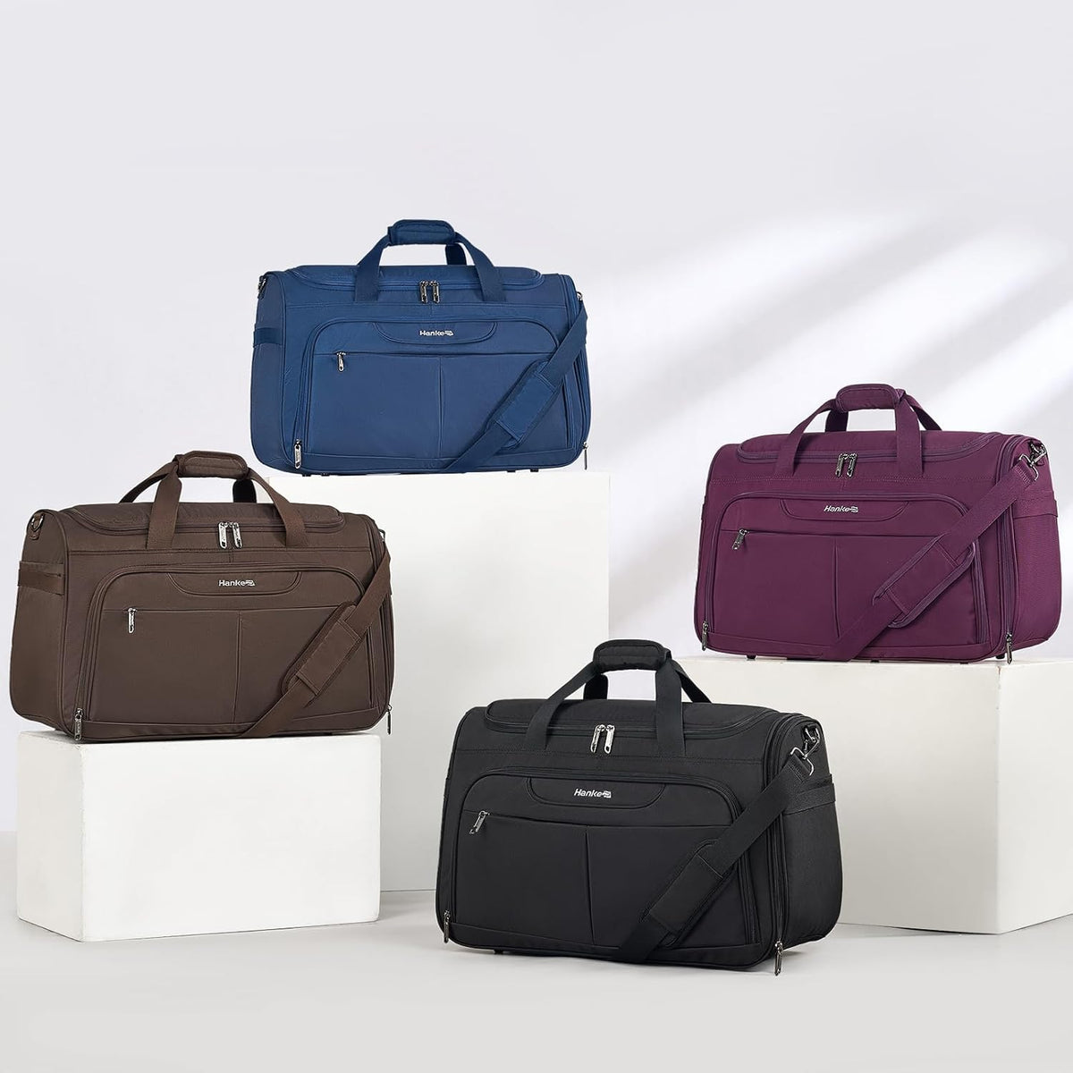 Small Underseat Carry On Luggage Bags for Travel with 10 Pockets. | Airline Approved Foldable Personal Bag w/ Luggage Sleeve; Tote Duffle & Bento Bag, Flight Attendant Weekender for Men & Women