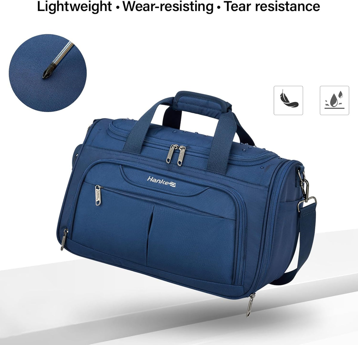 Small Underseat Carry On Luggage Bags for Travel with 10 Pockets. | Airline Approved Foldable Personal Bag w/ Luggage Sleeve; Tote Duffle & Bento Bag, Flight Attendant Weekender for Men & Women