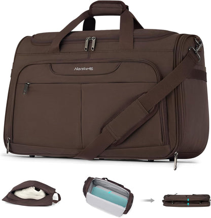 Small Underseat Carry On Luggage Bags for Travel with 10 Pockets. | Airline Approved Foldable Personal Bag w/ Luggage Sleeve; Tote Duffle & Bento Bag, Flight Attendant Weekender for Men & Women