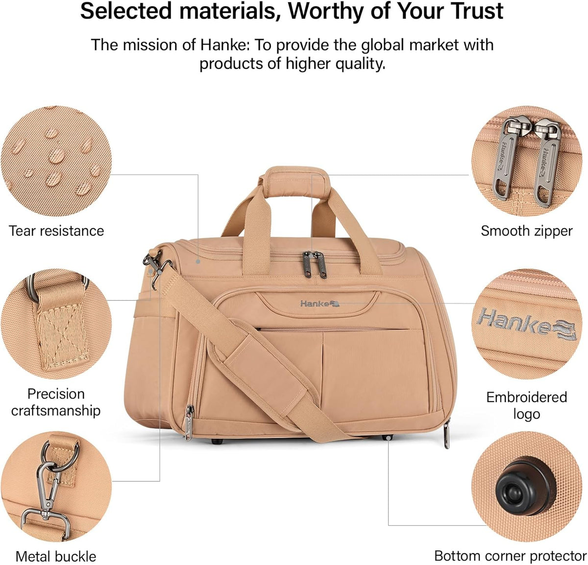 Small Underseat Carry On Luggage Bags for Travel with 10 Pockets. | Airline Approved Foldable Personal Bag w/ Luggage Sleeve; Tote Duffle & Bento Bag, Flight Attendant Weekender for Men & Women
