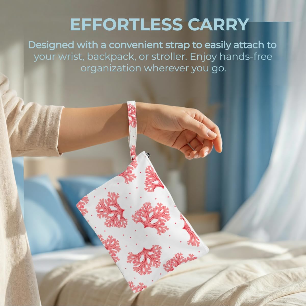 4 Pack Reusable Waterproof Wet Bag, Dry Wet Separation Storage Pouch for Travel Gym Beach Pool Swimsuits Toiletries Makeup Laundry Organizer