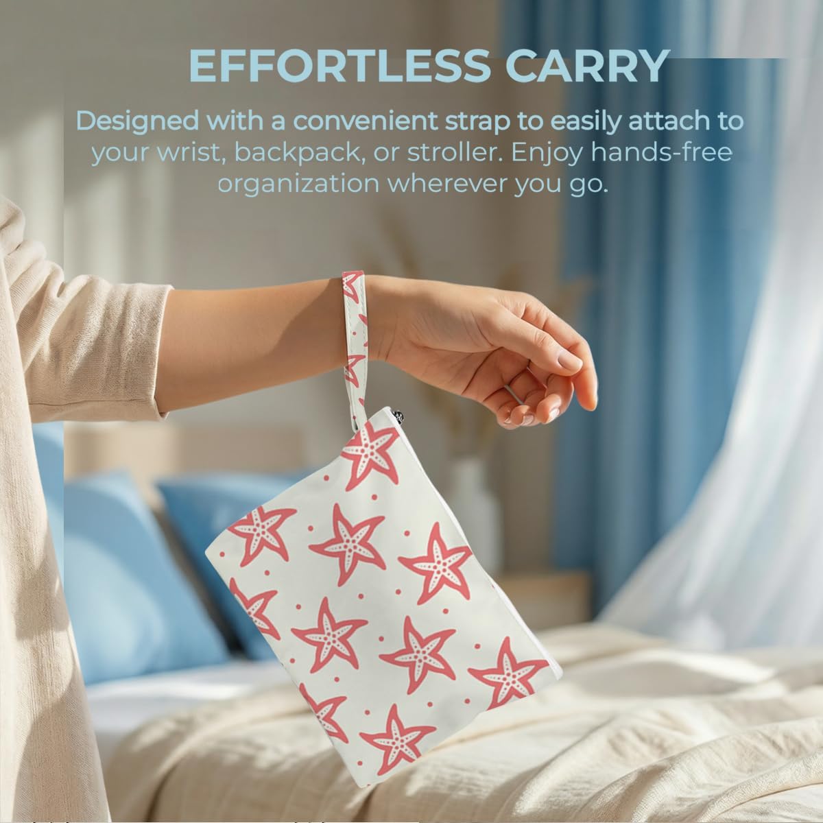 4 Pack Reusable Waterproof Wet Bag, Dry Wet Separation Storage Pouch for Travel Gym Beach Pool Swimsuits Toiletries Makeup Laundry Organizer