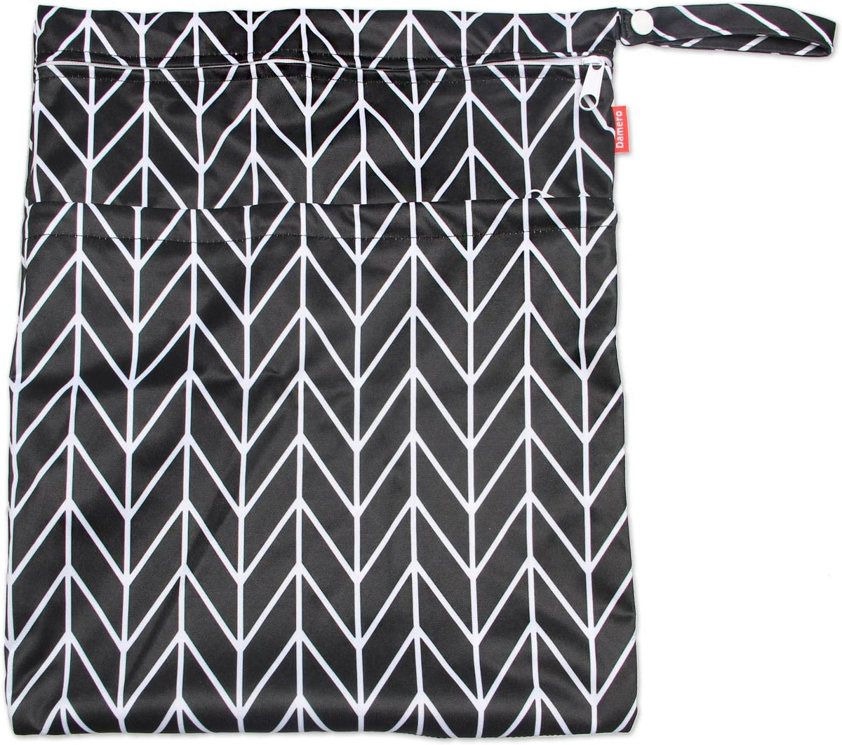 3pcs Travel Wet and Dry Bag with Handle for Cloth Diaper, Pumping Parts, Clothes, Swimsuit and More, Easy to Grab and Go, Black Arrows