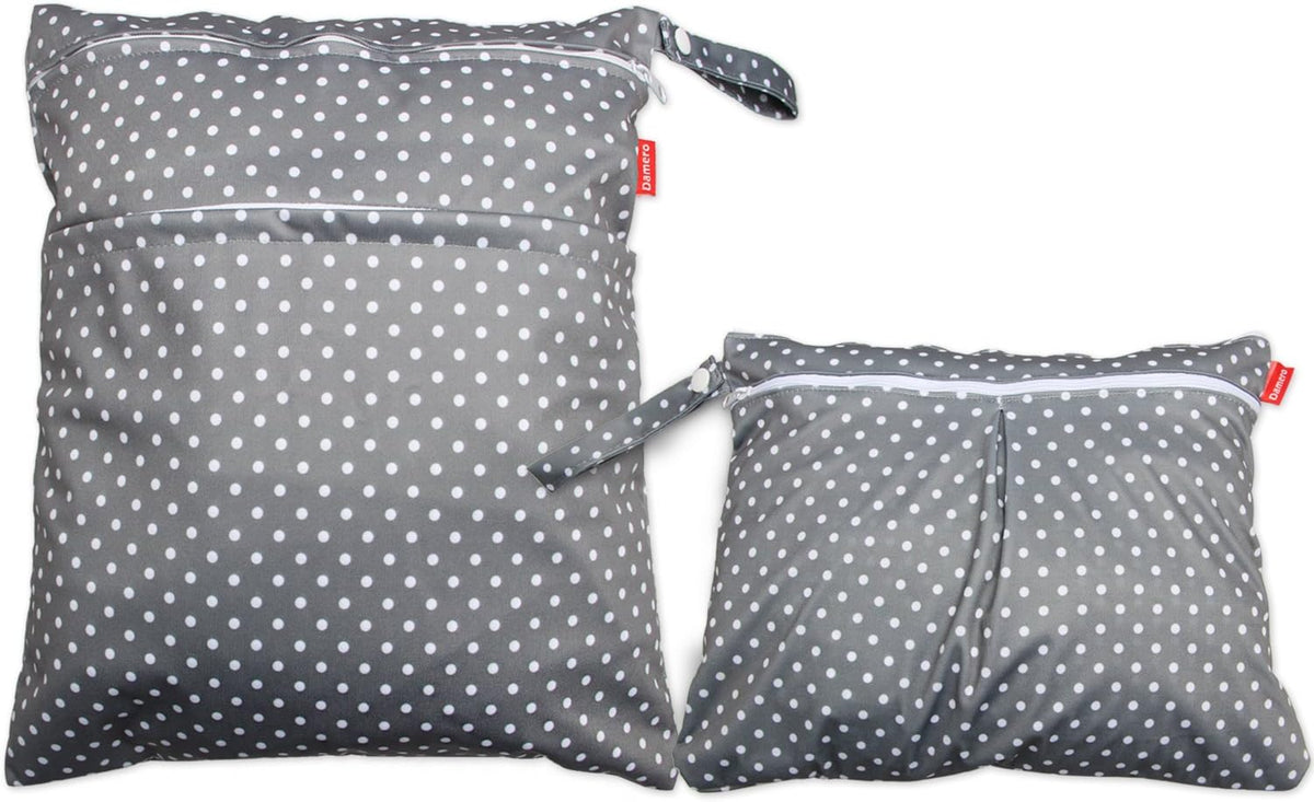 3pcs Travel Wet and Dry Bag with Handle for Cloth Diaper, Pumping Parts, Clothes, Swimsuit and More, Easy to Grab and Go, Black Arrows