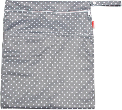 3pcs Travel Wet and Dry Bag with Handle for Cloth Diaper, Pumping Parts, Clothes, Swimsuit and More, Easy to Grab and Go, Black Arrows