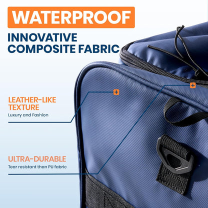Collapsible & Expandable 100L-120L Large Rolling Duffle Bag - 30'' Waterproof Wheeled Luggage with No-Sag Heavyload Design, Lock & Soft Handle for Travel, Camping, Dorm, Moving (Red-2)
