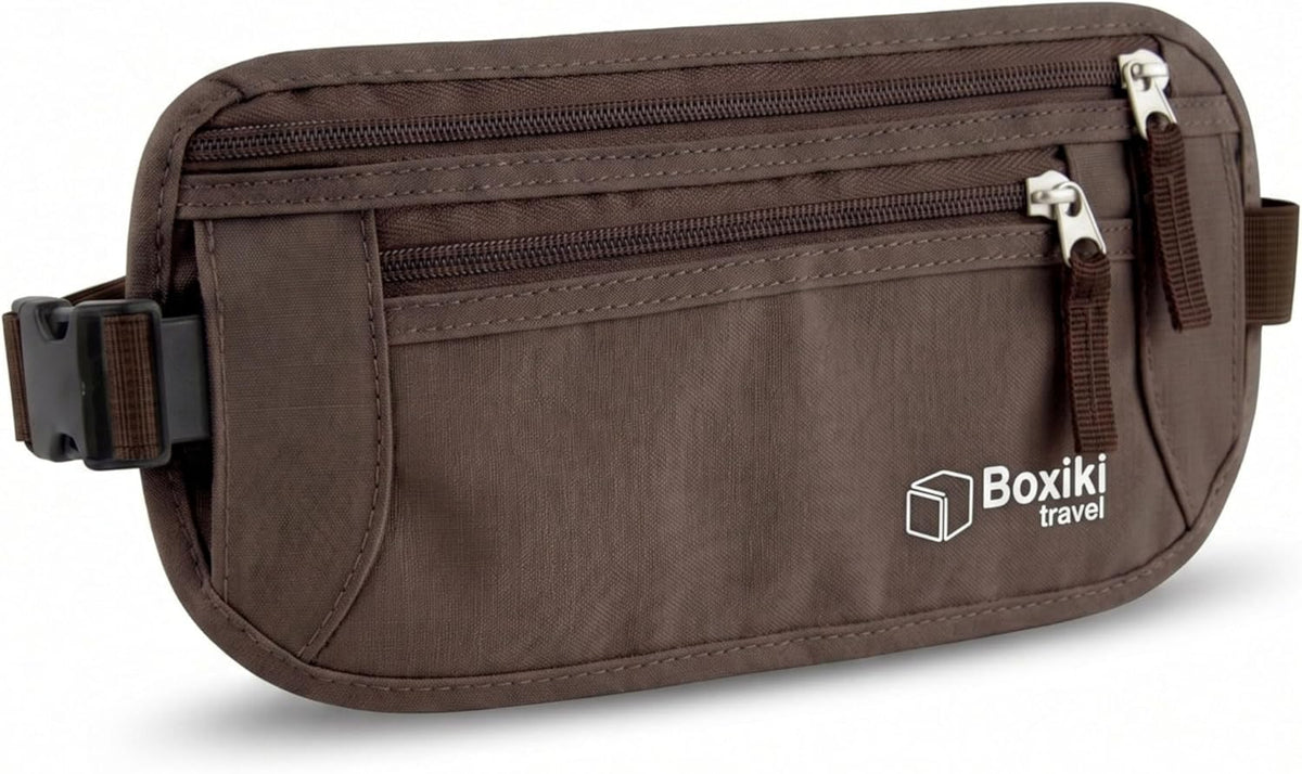 RFID Blocking Money Belt for Travel – Ultra Comfortable Hidden Travel Wallet, Lightweight & Water-Resistant with Adjustable Strap – Secure Cash & Passport Holder for International Trips & Theme Parks