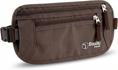 RFID Blocking Money Belt for Travel – Ultra Comfortable Hidden Travel Wallet, Lightweight & Water-Resistant with Adjustable Strap – Secure Cash & Passport Holder for International Trips & Theme Parks