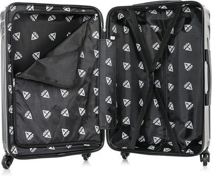VASTY Luggage with Spinner Wheels | Durable Lightweight Hardshell Suitcase, Travel Bag with Handle and Trolley, 20-Inch Carry On Small Luggage | Black