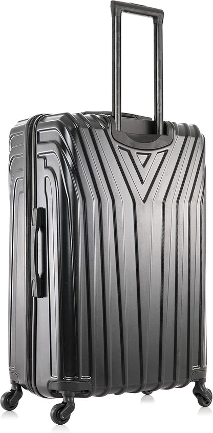 VASTY Luggage with Spinner Wheels | Durable Lightweight Hardshell Suitcase, Travel Bag with Handle and Trolley, 20-Inch Carry On Small Luggage | Black
