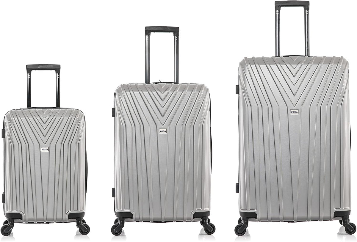 VASTY Luggage with Spinner Wheels | Durable Lightweight Hardshell Suitcase, Travel Bag with Handle and Trolley, 20-Inch Carry On Small Luggage | Black