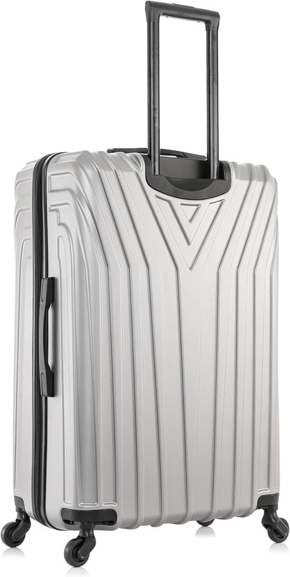 VASTY Luggage with Spinner Wheels | Durable Lightweight Hardshell Suitcase, Travel Bag with Handle and Trolley, 20-Inch Carry On Small Luggage | Black