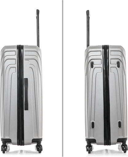 VASTY Luggage with Spinner Wheels | Durable Lightweight Hardshell Suitcase, Travel Bag with Handle and Trolley, 20-Inch Carry On Small Luggage | Black