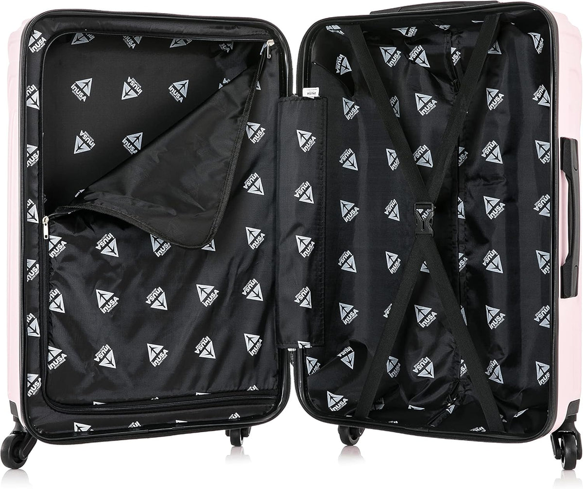 VASTY Luggage with Spinner Wheels | Durable Lightweight Hardshell Suitcase, Travel Bag with Handle and Trolley, 20-Inch Carry On Small Luggage | Black