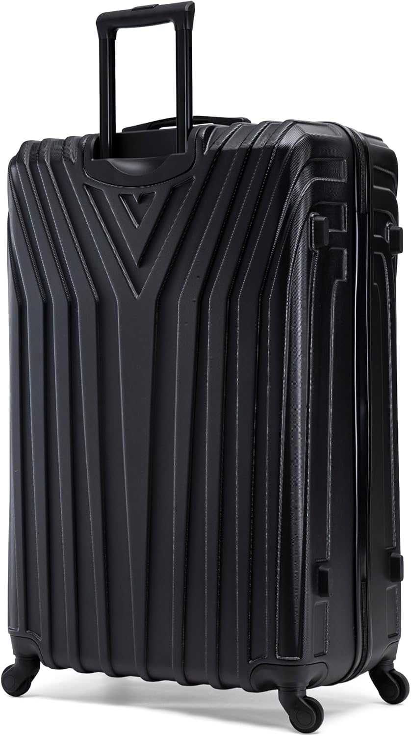 VASTY Luggage with Spinner Wheels | Durable Lightweight Hardshell Suitcase, Travel Bag with Handle and Trolley, 20-Inch Carry On Small Luggage | Black