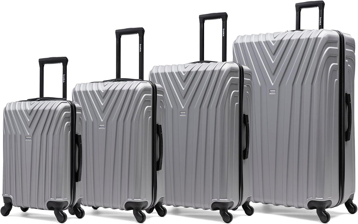 VASTY Luggage with Spinner Wheels | Durable Lightweight Hardshell Suitcase, Travel Bag with Handle and Trolley, 20-Inch Carry On Small Luggage | Black